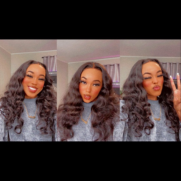 4x4 Body Wave Lace Closure Human Hair Wig - Picture 7 of 8